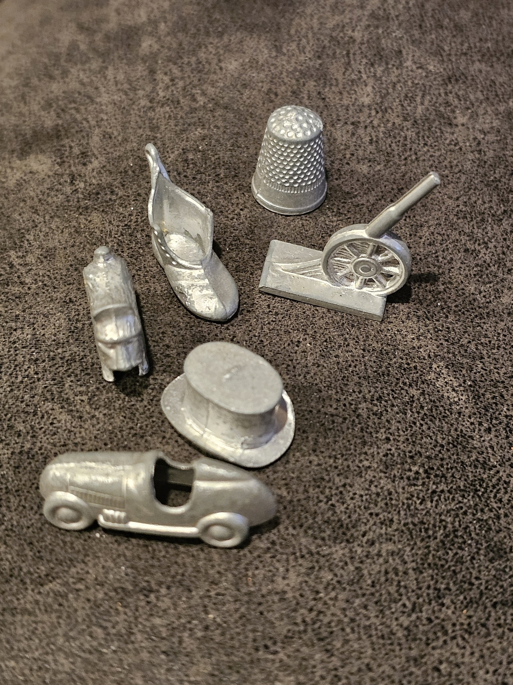 Classic Vintage Monopoly Game Tokens Set